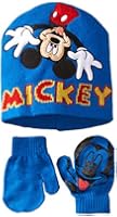 Disney Big Boys' Mickey Mouse Hat and Glove Set
