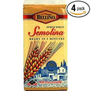 Bellino Semolina, 17.6 Ounce Boxes (Pack of 4) by Bellino