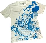 Mickey Steamboat AOP -- Bloc 28 By Disney T-Shirt