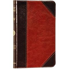 The Holy Bible: English Standard Version, Compact TruTone Edition (Brown/Cordovan, Portfolio Design, Red Letter)