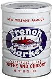 French Market Coffee & Chicory, Restaurant Blend, 16 Ounce Cans