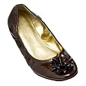 Loeffler Randall for Target® Rosette Ballet Flats - Brown Patent