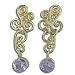 Herkimer Diamond Vermeil Post Earrings By Sajen