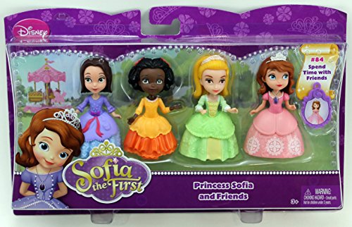 Disney sofia the first 3" figure 4-pack - princess sofia, ru…
