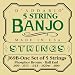 D'Addario J69 5-String Ball-End Banjo Strings, Phosphor Bronze, Light, 9-20