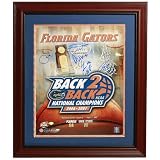 NCAA Florida Gators ''Starting 5'' Autographed Deluxe Framed Back-To-Back Championship 16x20 Collage Photo