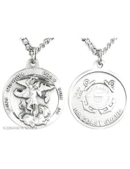 Coast Guard/St. Michael Sterling Round Me