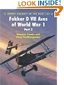 Fokker D VII Aces of World War I: 2 (Aircraft of the Aces)
