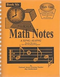 MATH TIME - A Sing-Along Teacher Resource for the Overhead Projector for Grades Pre-K to 4 (MATH NOTES, Book 6)