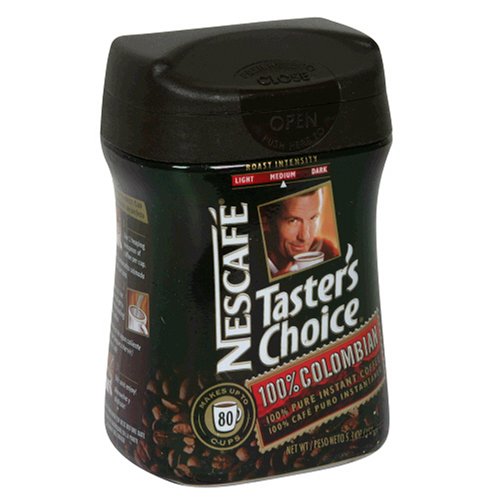 Nescafe Tasters Choice Instant Coffee, 100% Columbian, 5.3-Ounce Canisters (Pack of 3)