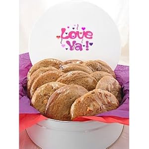 One Dozen Gourmet Cookies in a Love Ya! Gift Tin by Cookie Garden