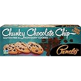 Pamela's Products Gluten Free Cookies, Chunky Chocolate Chip, 7.25-Ounce Boxes (Pack of 6)