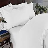 Elegant Comfort 3 Piece 1500 Thread Count Luxury Ultra Soft Egyptian Quality Coziest Duvet Cover Set, Full/Queen, Snow White