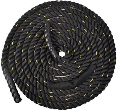 1.5" Width Poly Dacron 50 ft Length Battle Rope Workout Training Undulation Fitness Exercise