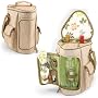 Meritage Insulated Wine Tote - Botanica