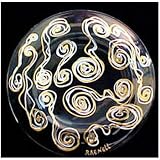 NEW Bellissimo Popular Victorian Bride Design Hand Painted Platter Serving Plate 13 Inch Diameter