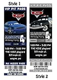 Disney Cars 2 Custom Party Photo Invitation Tickets - You Print