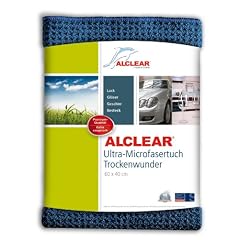 ALCLEAR Microfasertuch Trockenwunder - perfekt f�r Auto und Motorrad - 60x40 cm dunkelblau
