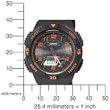 Casio Men's AQS800W-1B2VCF Slim Solar Multi-Function Analog-Digital Watch