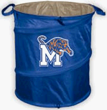Memphis Tigers Collapsible Trash Can (Doubles as Cooler and Laundry Hamper) by Logo Chairs