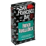San Francisco Bay Premium Gourmet Coffee, Decaf French Vanilla, 12-Ounce Bags (Pack of 3)