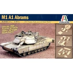 【クリックで詳細表示】イタレリ 6438 1/35 M1A1エイブラムス( 内部パーツ付 )