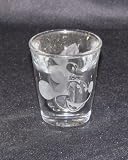 Disney Mickey Mouse 1 oz. Etched Shot Glass