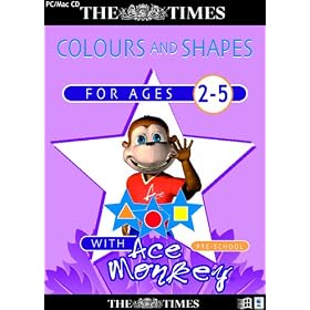 The Times Ace Monkey Pre-School Colours & Shapes (Ages 2-5)