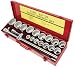 Fuller 527-6204 Pro 20 Piece 3/4-Inch Drive 12 Point Standard Chrome Vanadium Socket Set