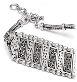 Sterling Silver Bazuban Choker Necklace, 12