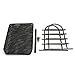 AJ 4-tier Steel Mesh Desk Tray Letter Tray Holder Paper Tray, Black (11.8