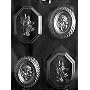 OVAL ROSE BAR Miscellaneous Candy Mold Chocolate
