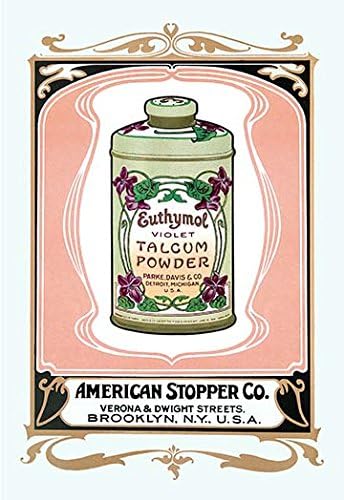Buyenlarge Euthymol Violet Talcum Powder 12x18 Giclee on Canvas