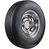 Carlisle Radial Trail Trailer Tires, ST205/75R 14 Chrome Directional