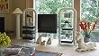 San Tropez S-9158s Entertainment Center (Desert White Shown)