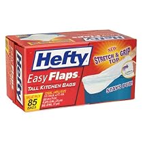Hefty EZ Flaps Tall, 13 Gallon Kitchen Bags, Case Pack, Six - 80 Count Boxes (480 bags)