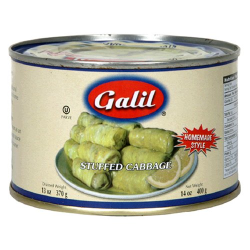 Galil Stuffed Cabbage, 14-Ounces (Pack of 12) by Dolmas