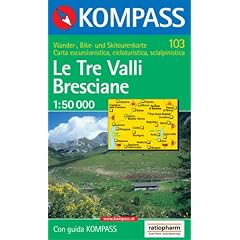 Kompass Karten, Le Tre Valli, Bresciane