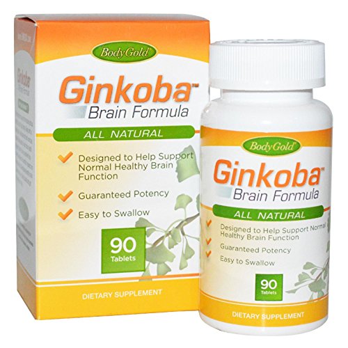 Body Gold Ginkoba Brain Formula 90 Tablets