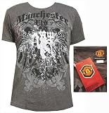 Manchester United FC - Grey Devil T Shirt- MEDIUM