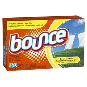 Bounce Outdoor Fresh Fabric Softener Sheets 180 Count (Pack of 6)