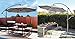 Coolaroo 10 Foot Round Cantilever Freestanding Patio Umbrella, Smoke