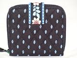 Vera Bradley Alpine Black Mini Zip Wallet