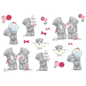 FunToSee Tatty Teddy Tea Party Room Stickers