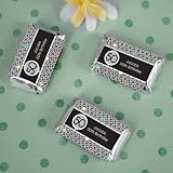 Adult 50th Birthday - 20 Personalized Mini Candy Bar Wrapper Sticker Labels Birthday Party Favors