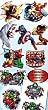 Marvel Heroes Tattoos - Set of 10 Tats