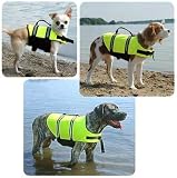 Paws Aboard Yellow Life Vest - Choose Size