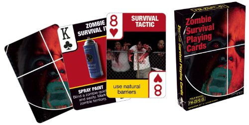 Zombie Survival Playing Cards