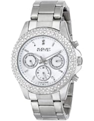 August Steiner Womens AS8100SS Analog Display Two Tone Watch