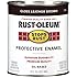 Rust-Oleum 7775502 Protective Enamel Paint Stops Rust, 32-Ounce, Gloss Leather Brown